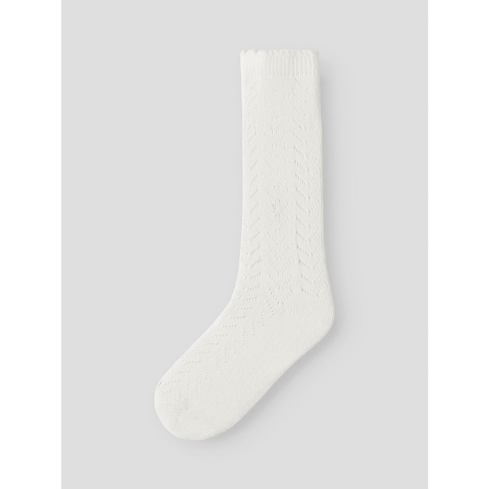 Køb Lil'Atelier Coconut Milk Nmfherda Knee Strømper Lil