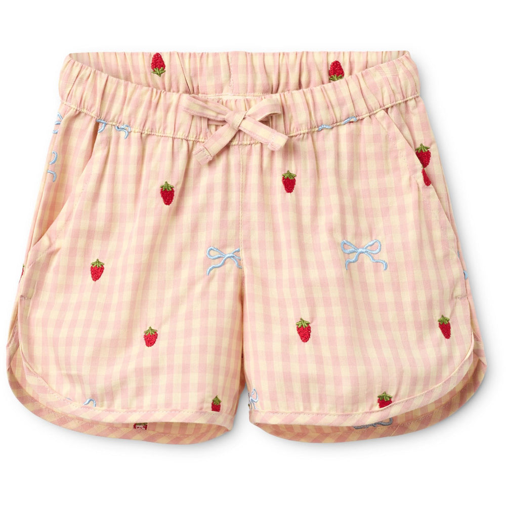 Køb Flöss Berry/bow Gingham Dolly Sløjfe Shorts