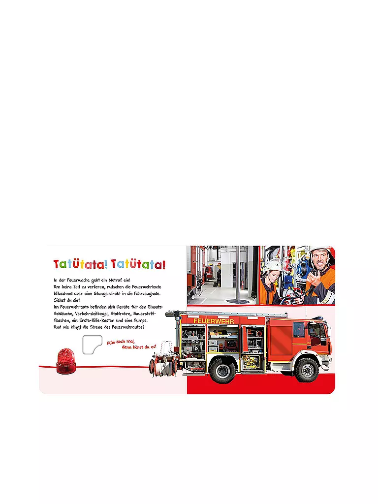 ARS EDITION VERLAG Hör mal rein, wer kann das sein? - Bei der Feuerwehr keine Farbe