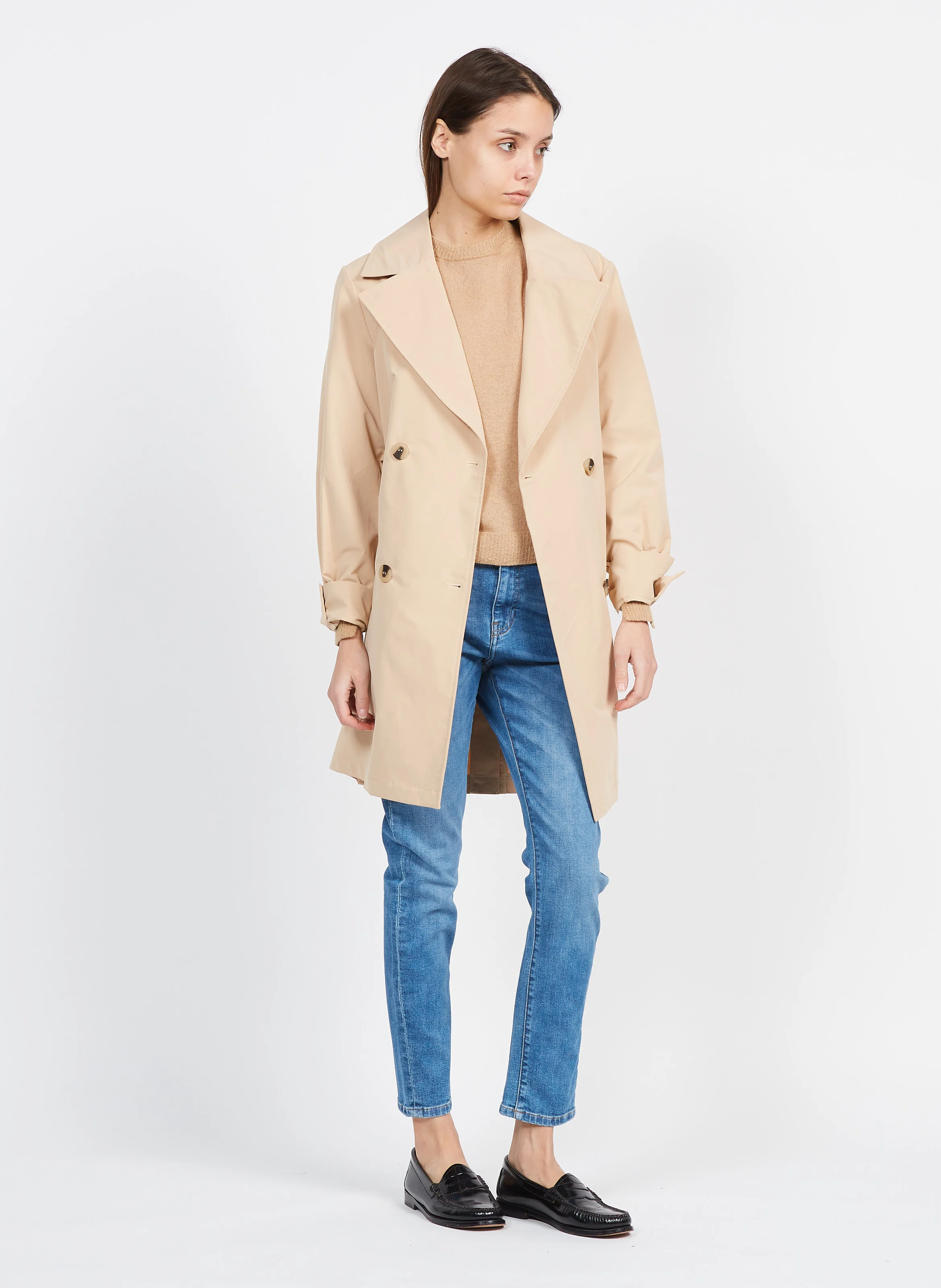 Trench classique| Beige