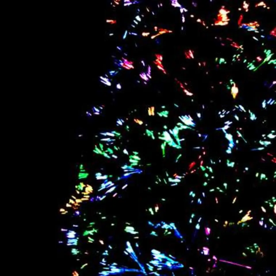 vidaXL Kunstkerstboom met standaard 210 cm glasvezel groen