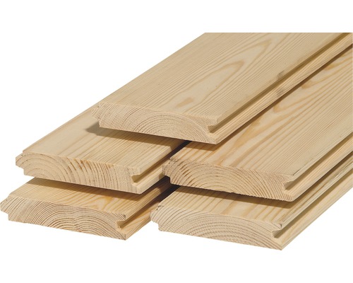 Ruwe sparrenplanken, ruw, C-kwaliteit, 18x96x2100 mm