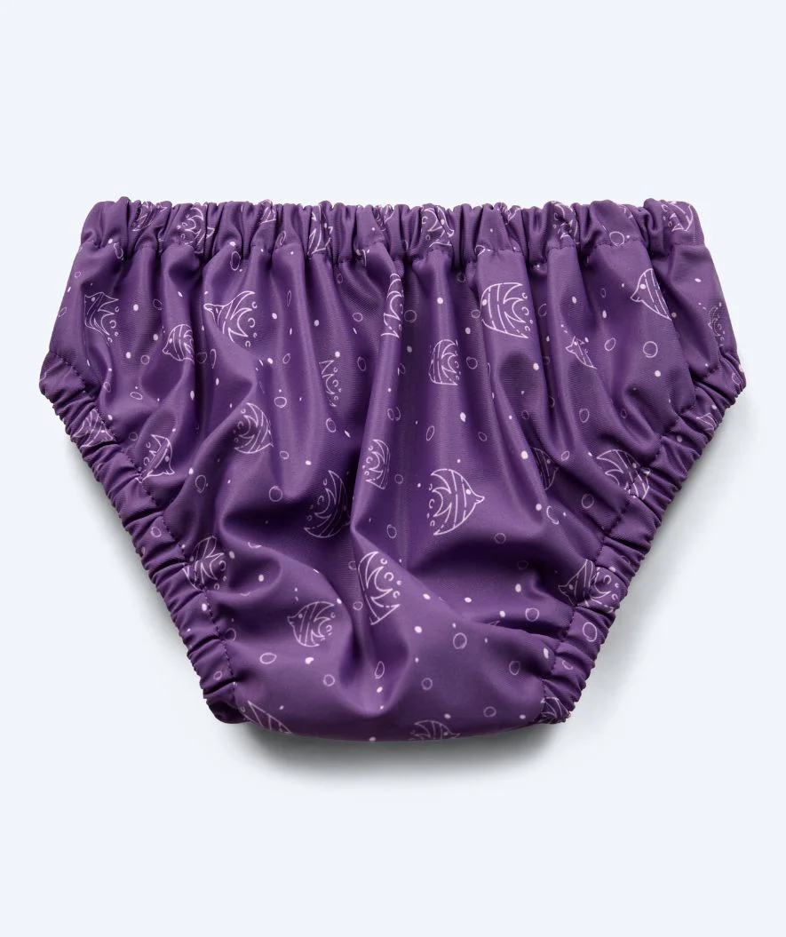 Watery blebadebukser til børn - Foss Lining Nappy - Atlantic Purple