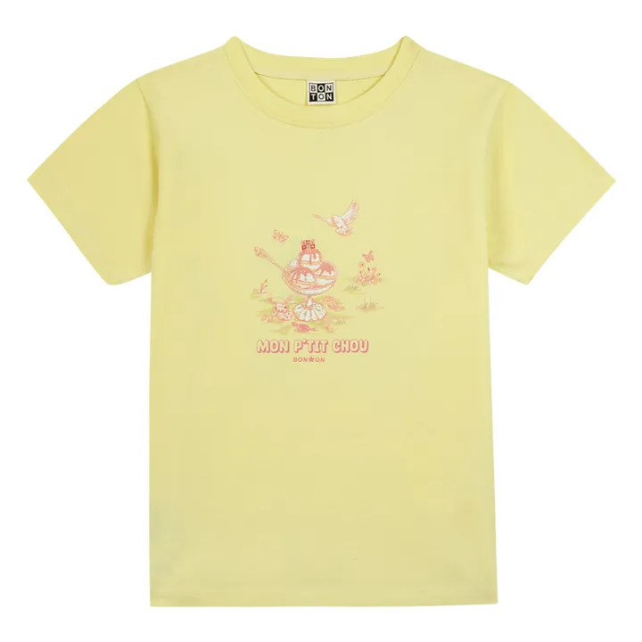 Bonton T-Shirt Tubo Coton Bio | Jaune