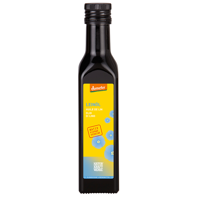 NATURKRAFTWERKE Leinöl<br>250 ml, Öl, nativ Demeter