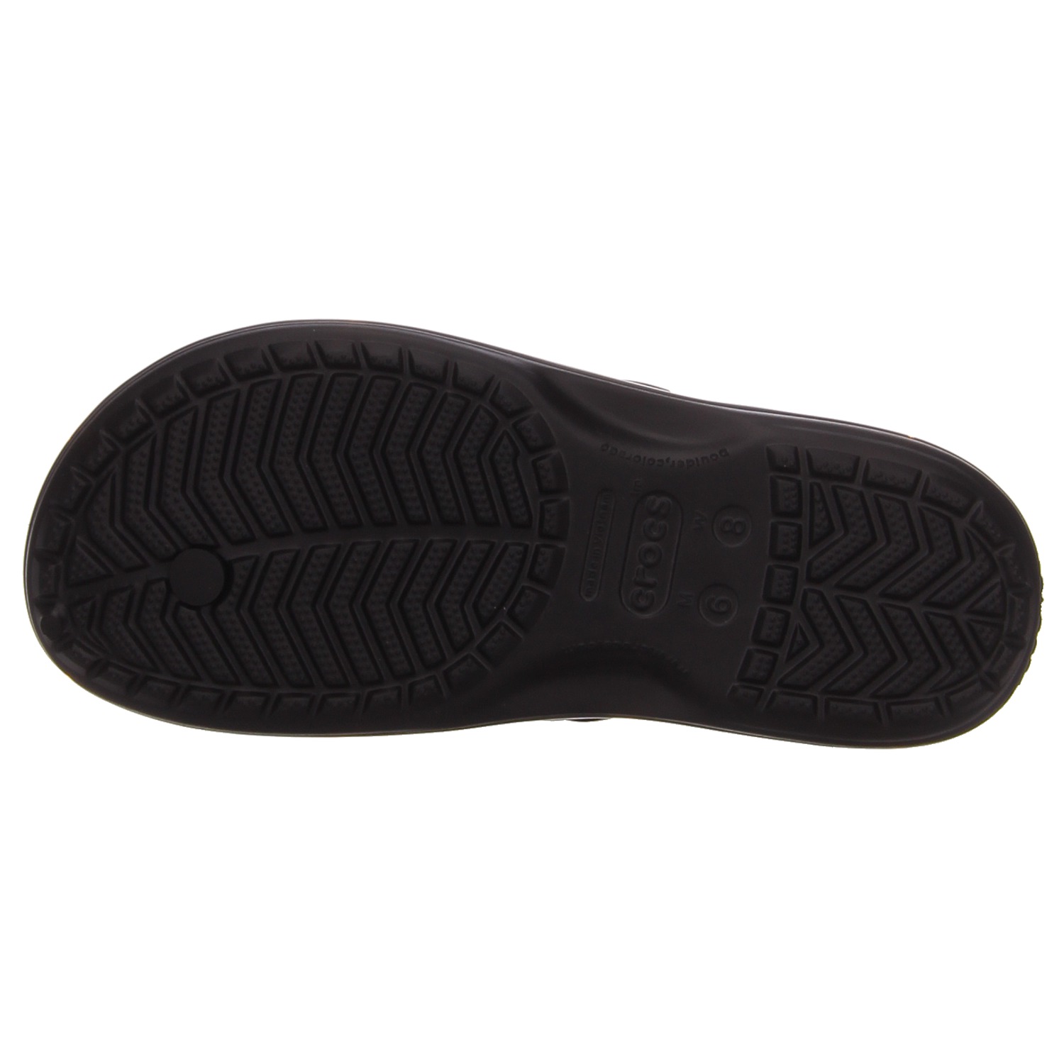 Crocs Zehentrenner schwarz schwarz