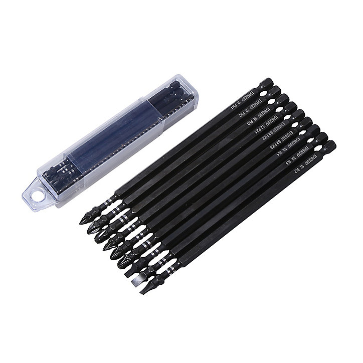 Embouts de vissage impact assortis 150 mm Erbauer - 9 pièces