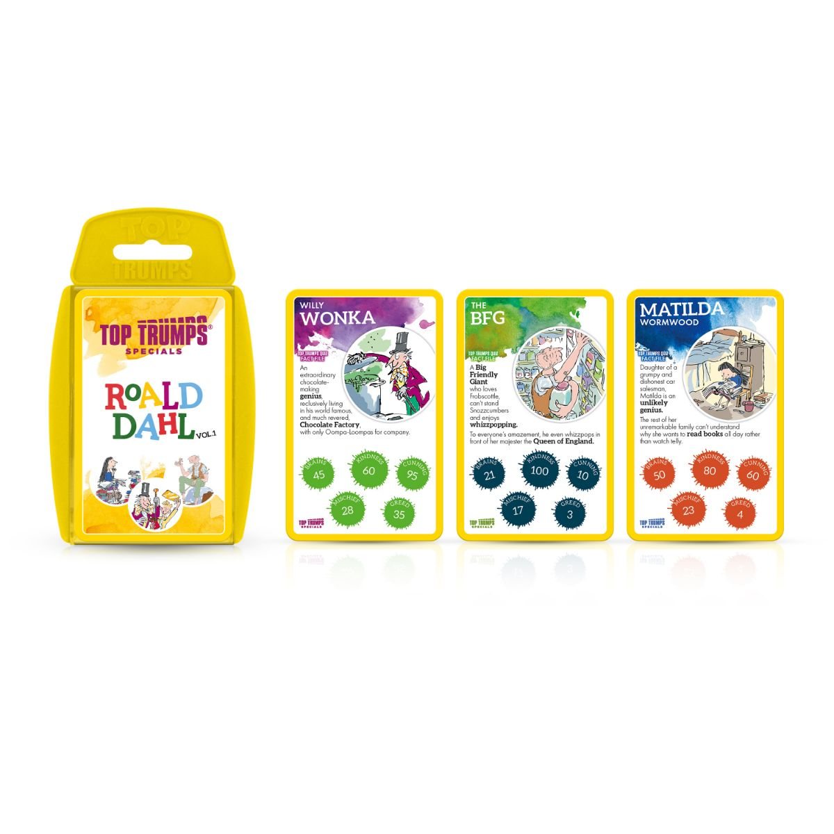 ROALD DAHL TOP TRUMPS 2021