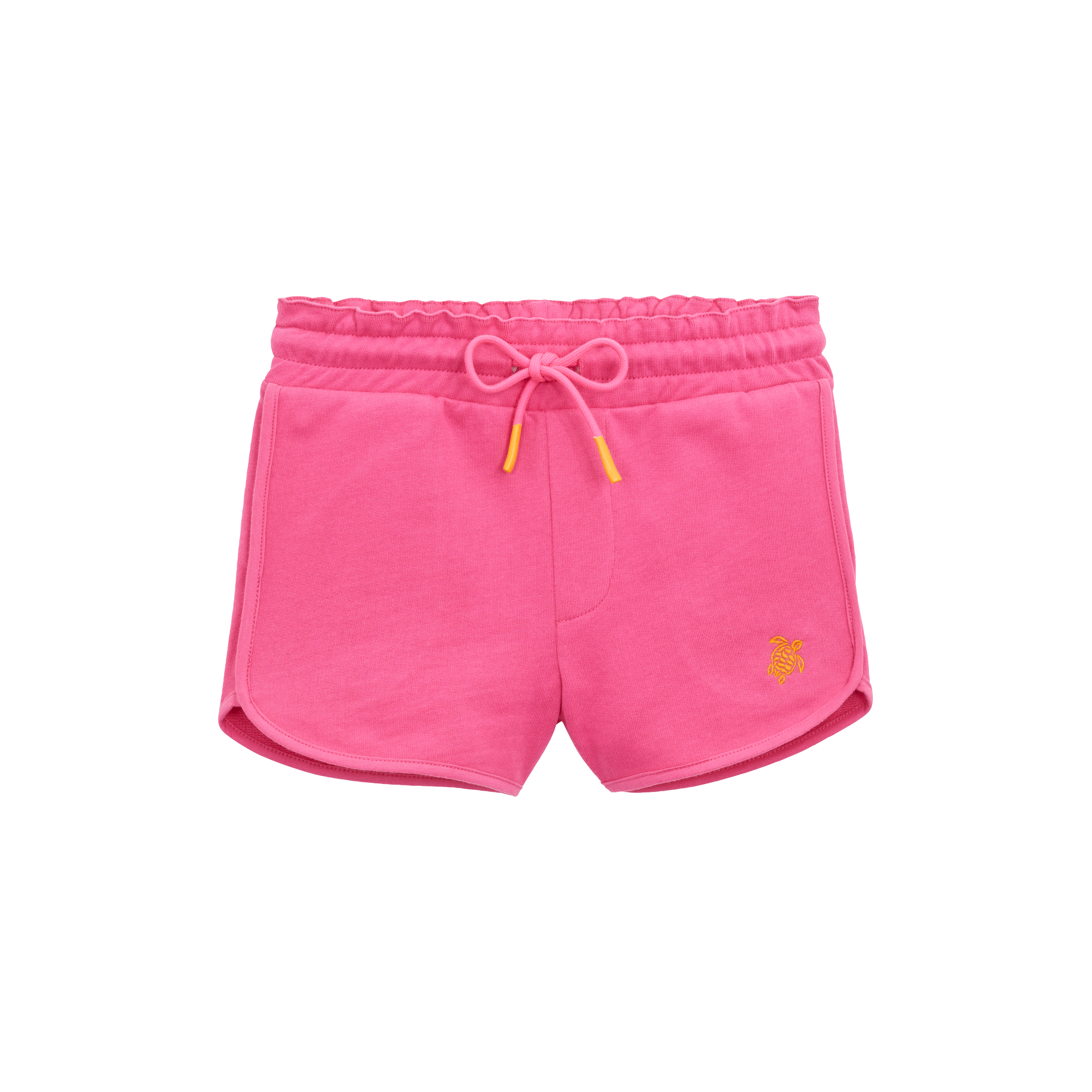 Short en coton organique fille Logo 3D brodé