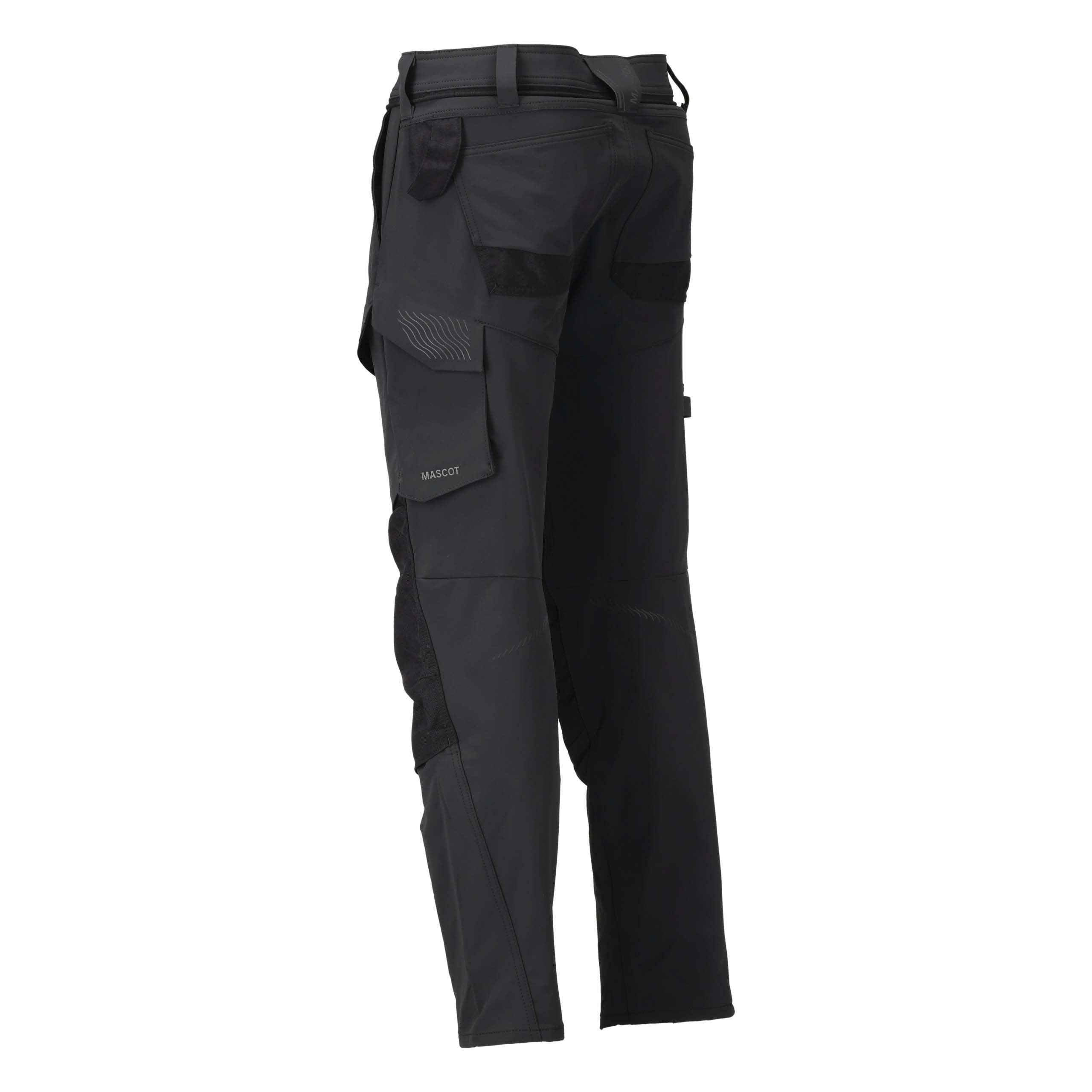 Mascot Customized 22379 - Werkbroek met Kniezakken - Zwart - 46 - 82