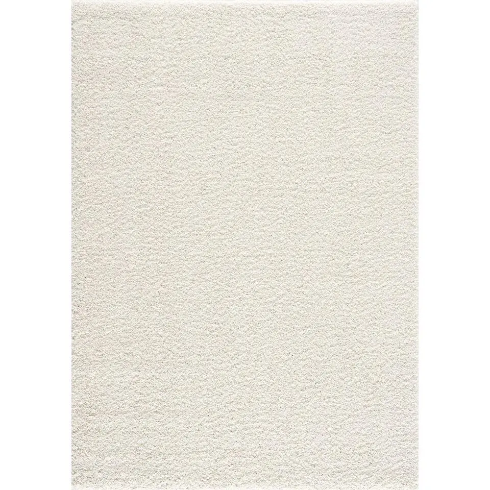 Loca Shaggy Vloerkleed Creme Hoogpolig - 140x200 CM