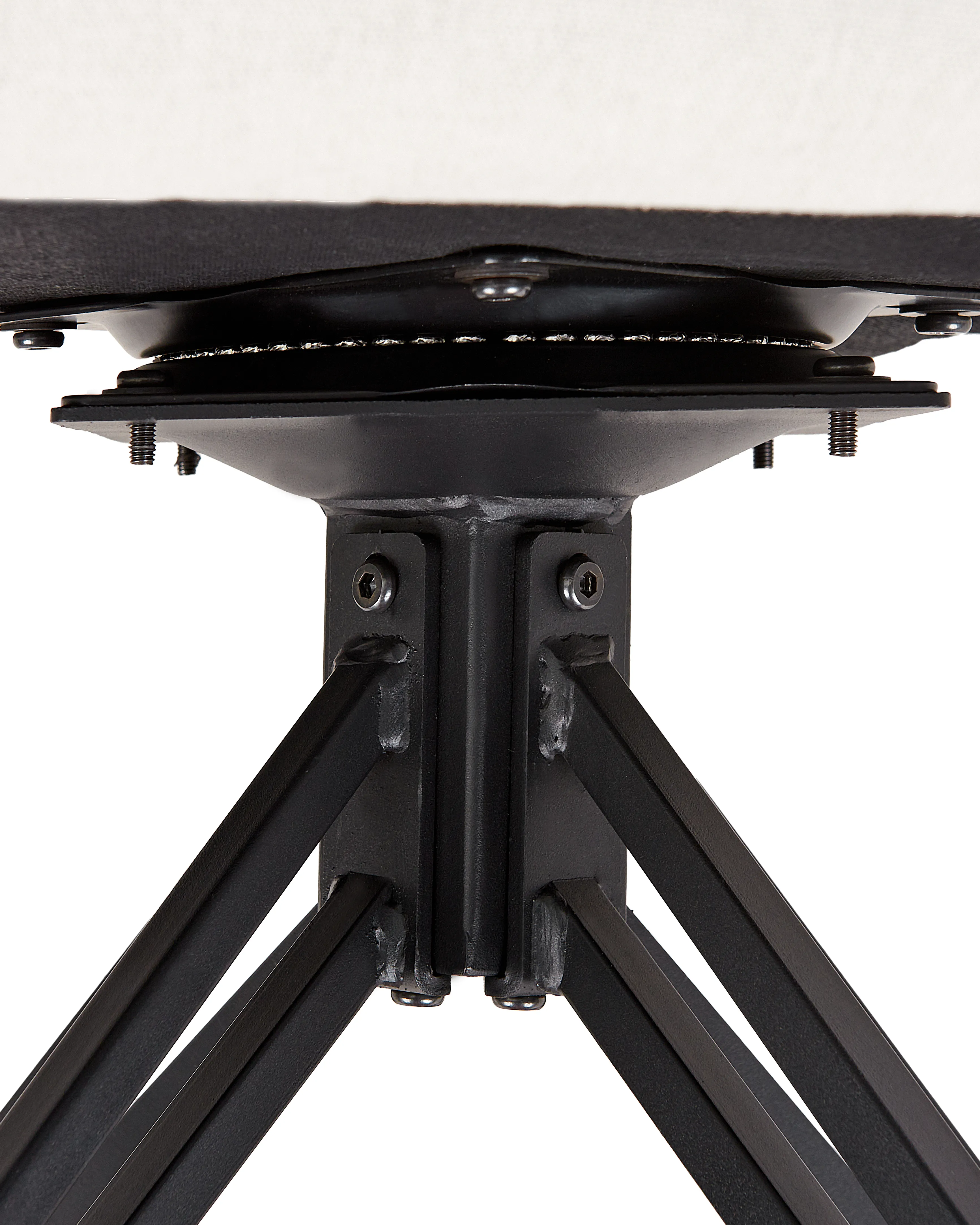 Set van 2 eetkamerstoelen draaibaar AVELAR Lichtbeige