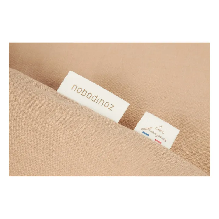 Nobodinoz Parure de lit-Lin Français | Sable