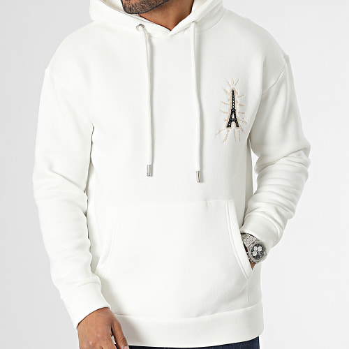 Sweat Capuche Blanc