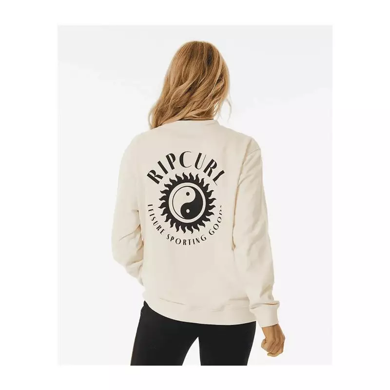 Sweat femme RIPCURL Rss Leisure Fleece Off White S