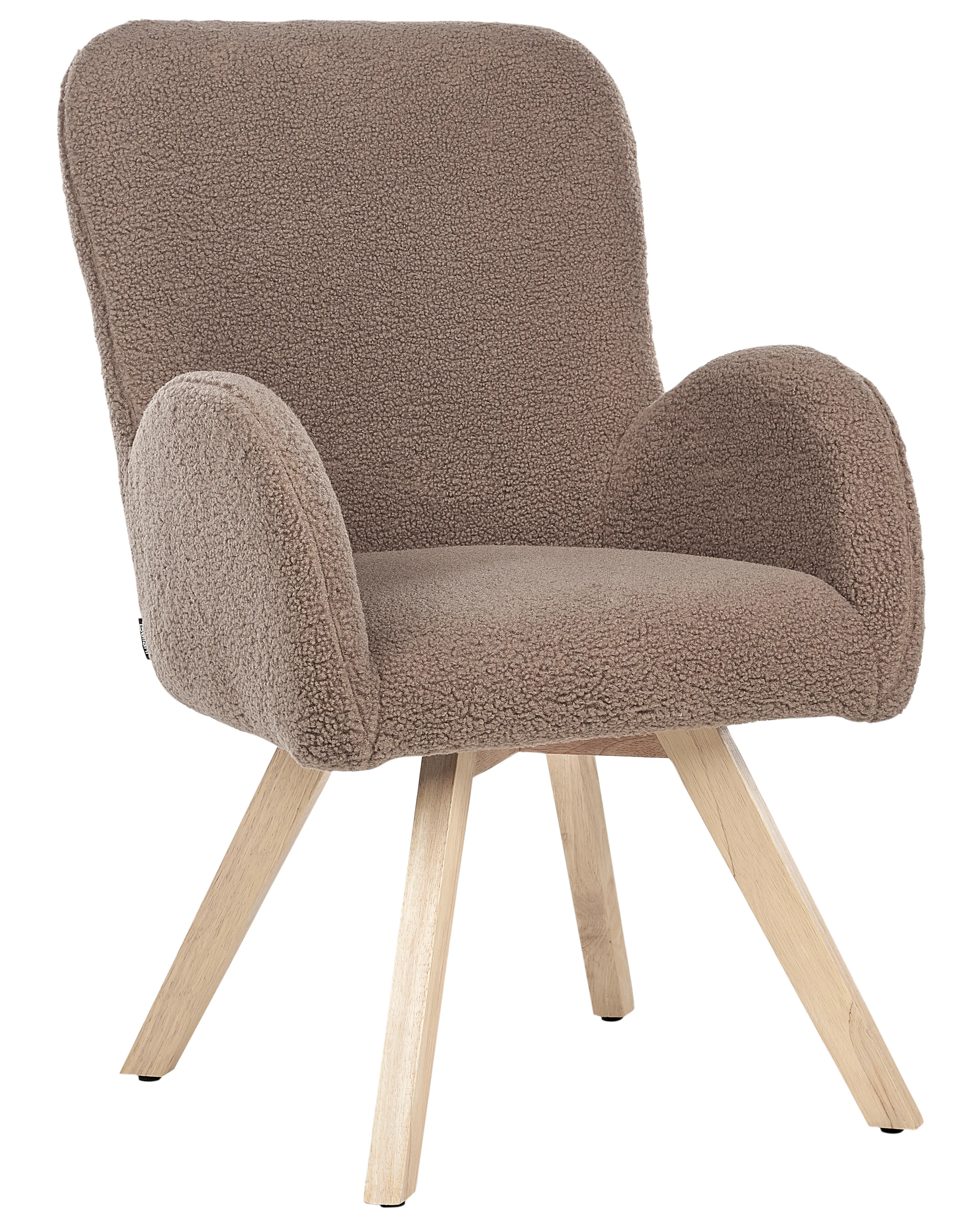 Fauteuil BJARN Bouclé Bruin