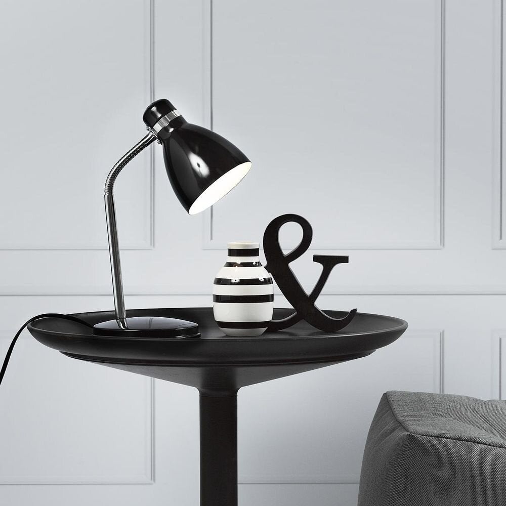 Cyclone tafellamp, zwart, E14
