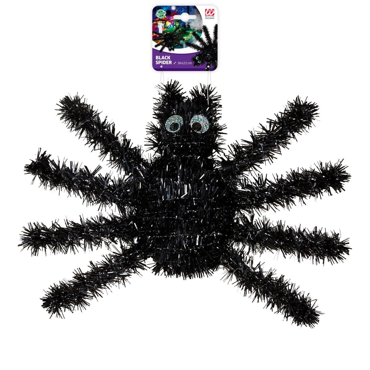 Zwarte Nep Spin 36cm