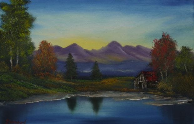 Bob Ross ® Malkurs in Neu-Ulm als Geschenk
