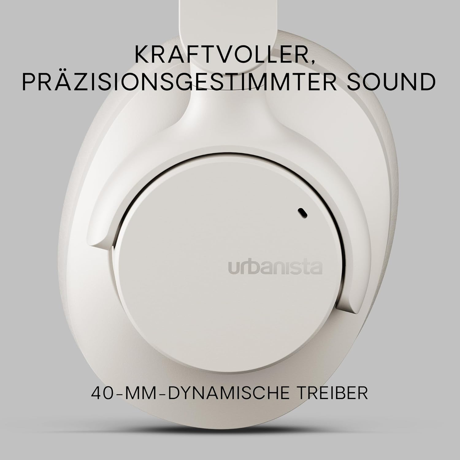 Valencia Bluetooth 5.3 TWS On-Ear Kopfhörer Headset mit Noise Cancelling (1040242) - Cloud White