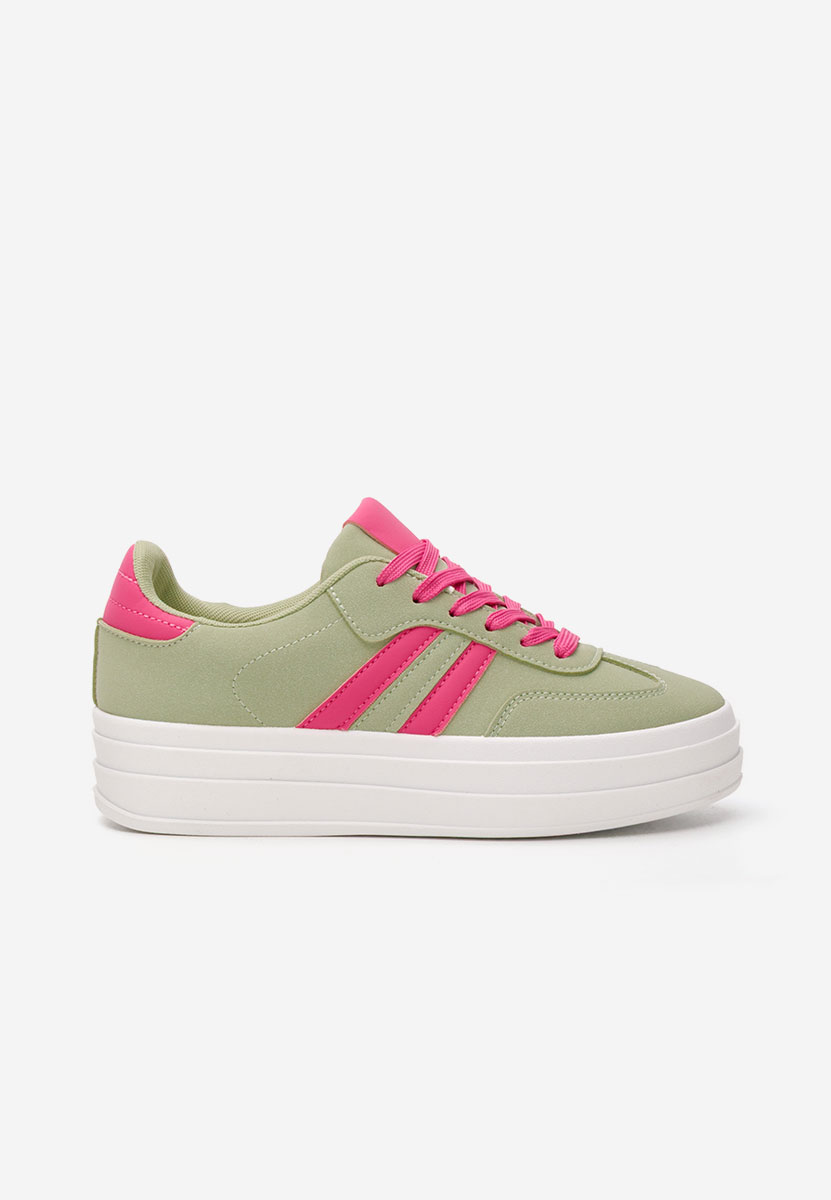Baskets pour filles vert Jaffy
