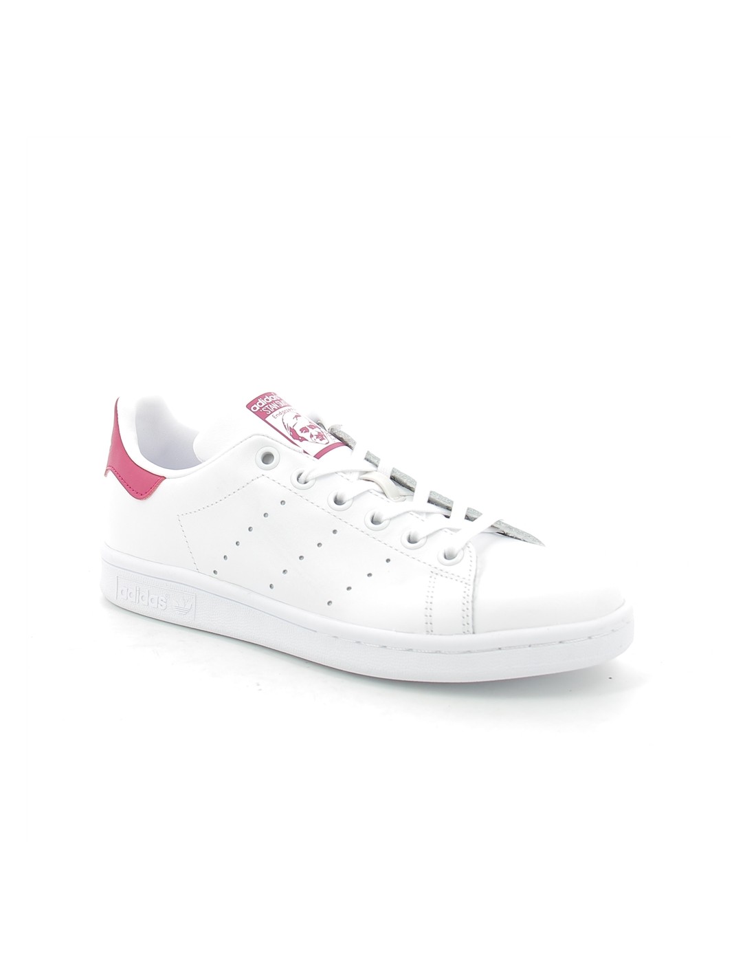 adidas sneakers femme stan smith j blanc rose