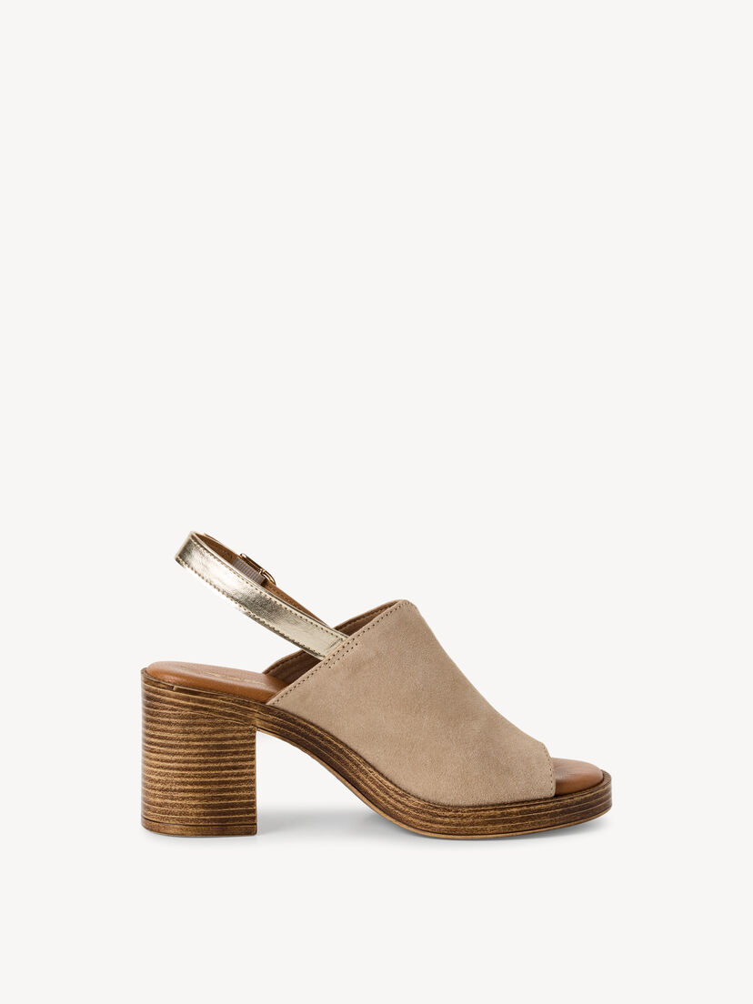 Leren Sandaaltje - beige