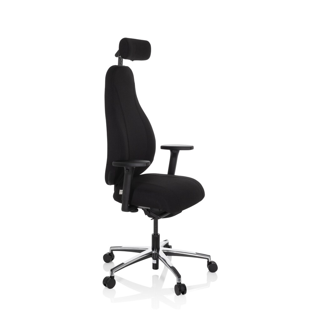 High End Bürostuhl RESISTIO Stoff mit Armlehnen (höhenverstellbar) hjh OFFICE