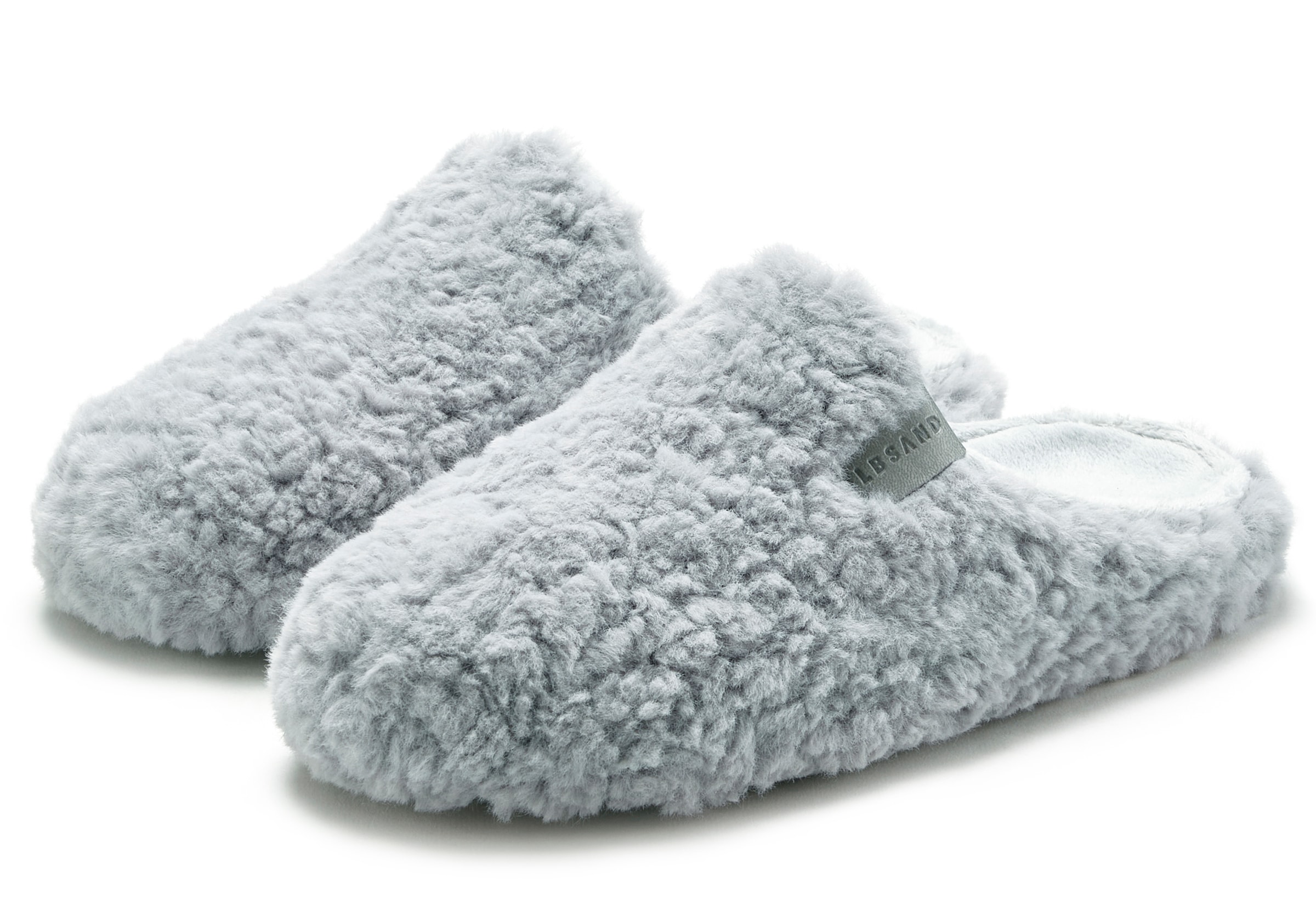 Elbsand Hausschuh  Pantolette, Pantoffel, Mule, Sandale, kuscheliges Fellimitat