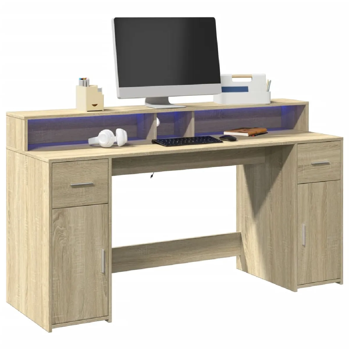 VidaXL LED Bureau