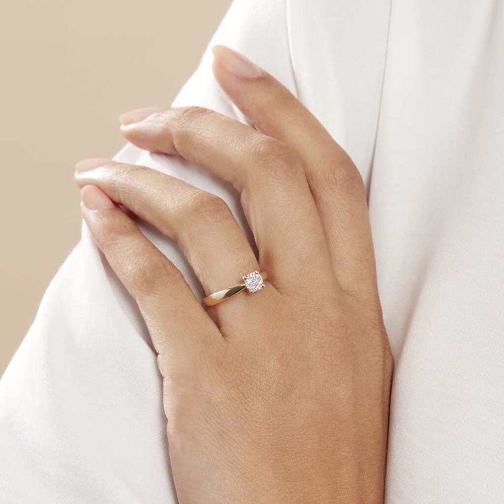 Bague Solitaire Artemis Or Jaune Diamant