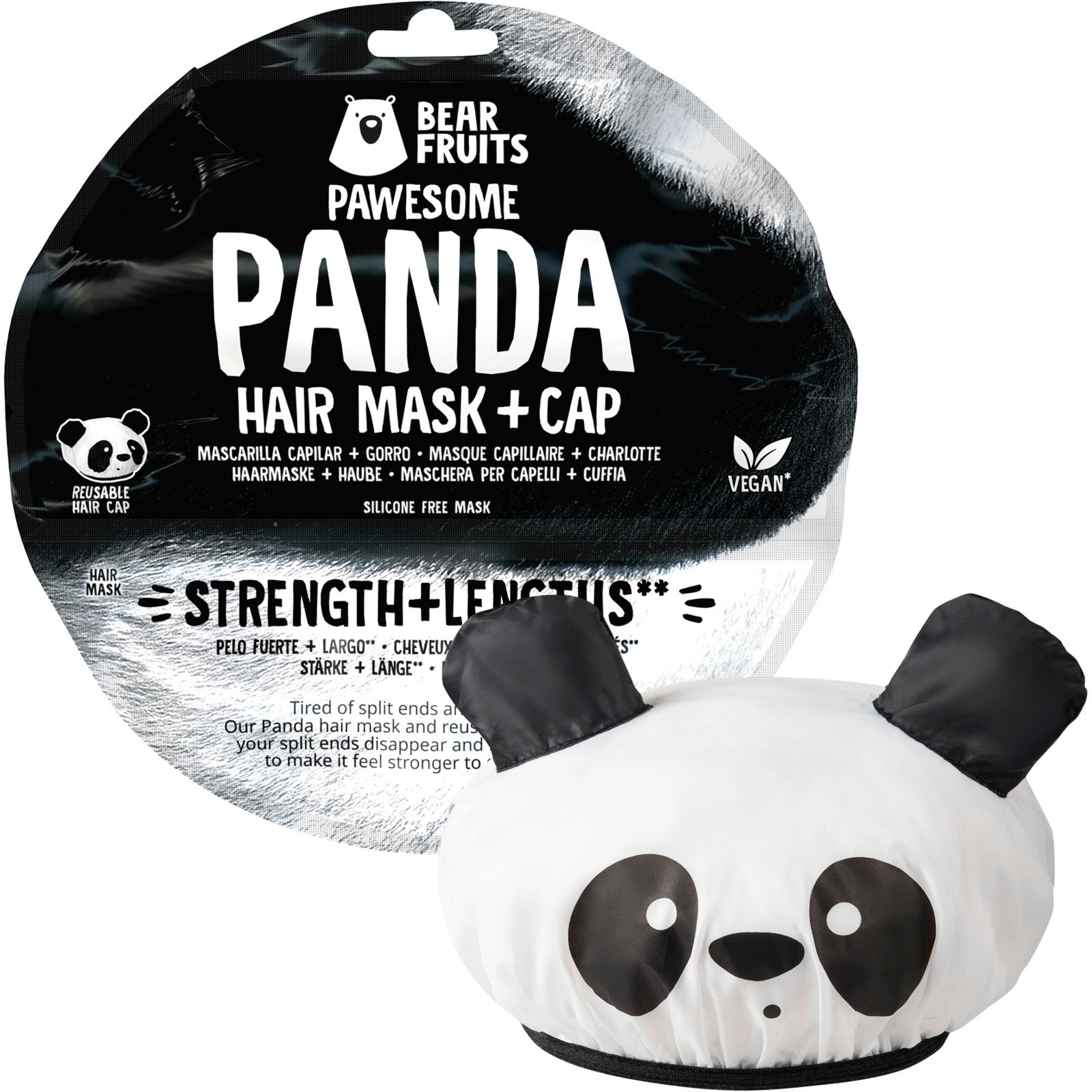 Haarmaske Bear Fruits 20 ml + Cap Panda