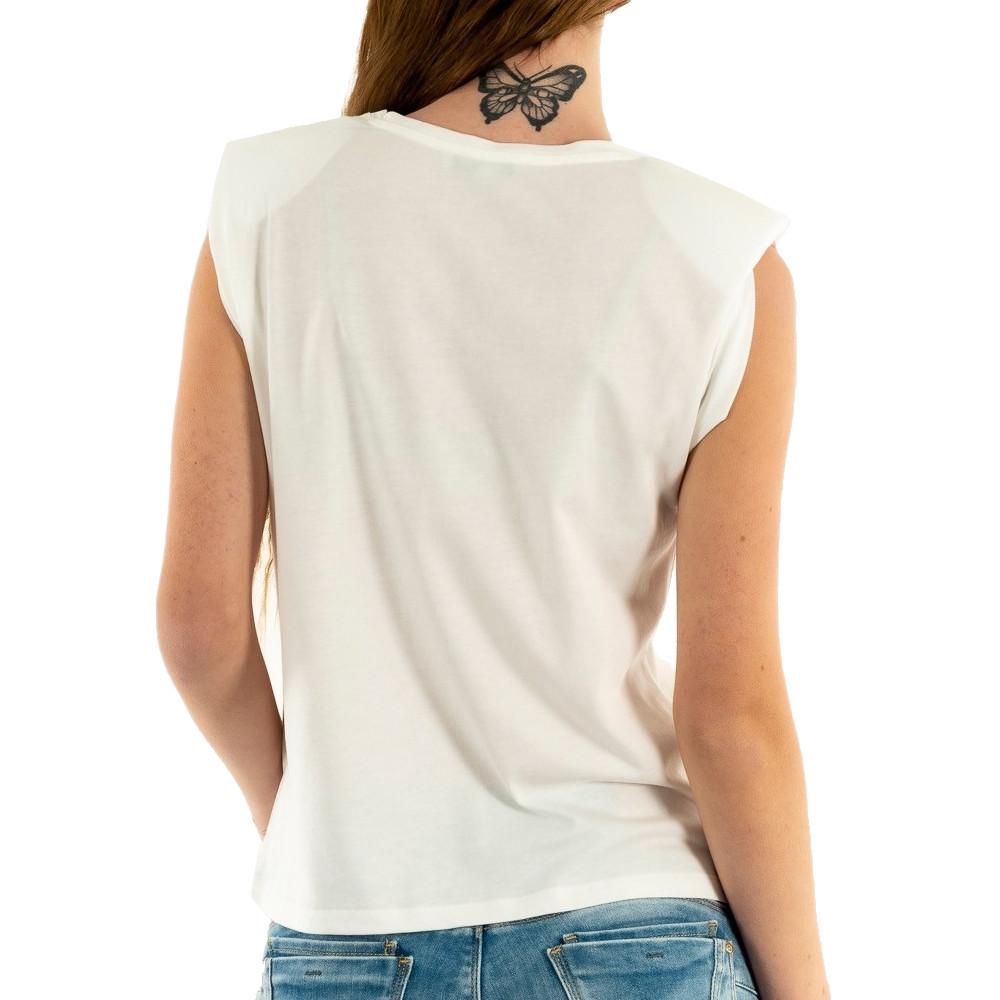 Morgan T-shirt Blanc Femme Morgan DFUL