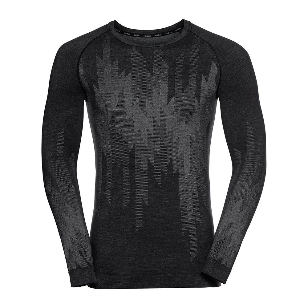 Odlo KINSHIP PW 200 - Sous-couche Homme black melange