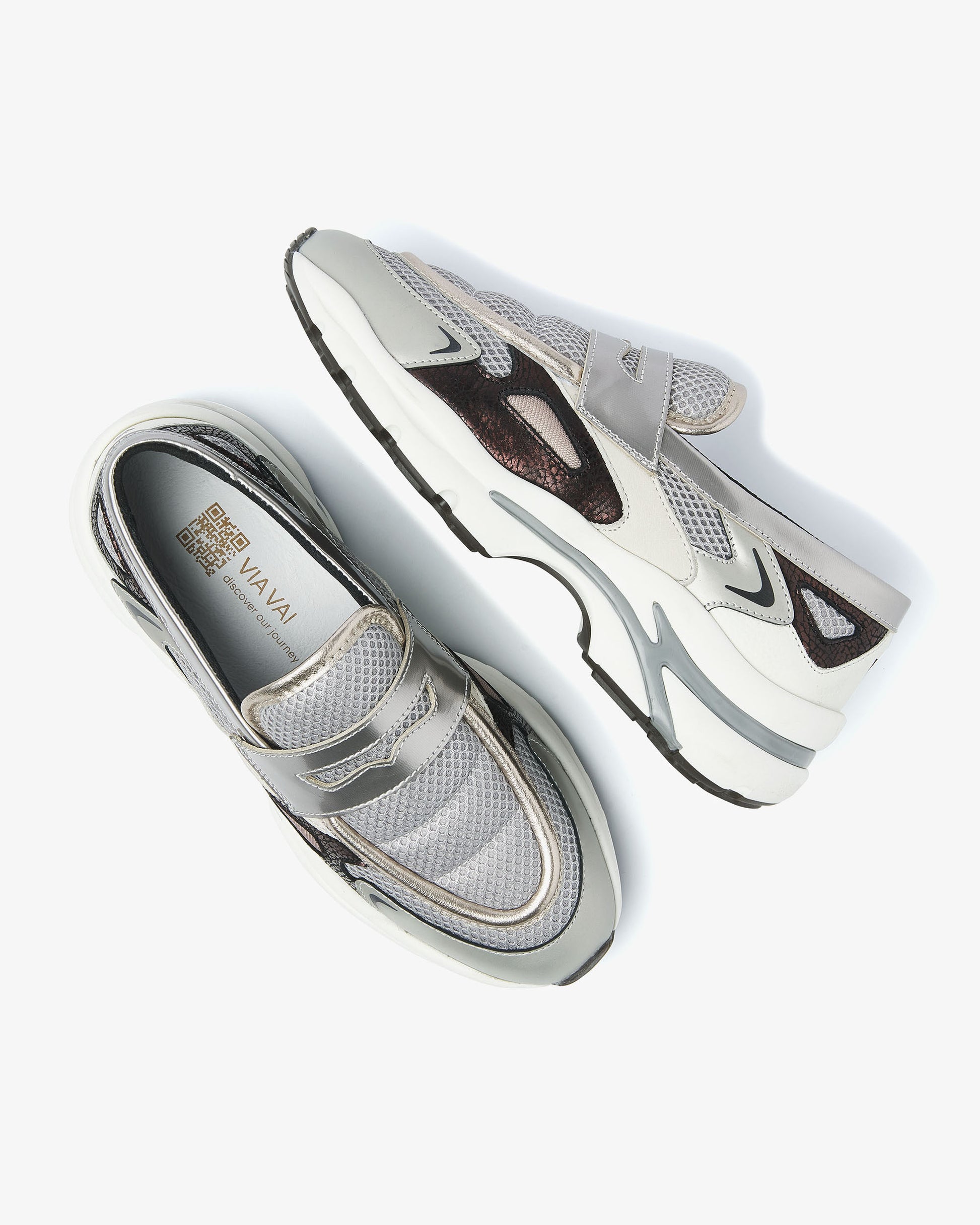 VIA VAI meerkleurige dames loafers Vesper Lana