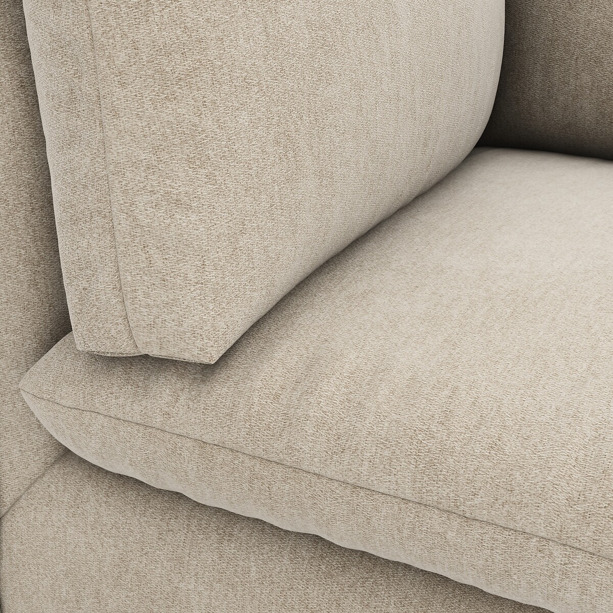 LA REDOUTE INTERIEURS<br>Poltrona XL em tecido misto Malo