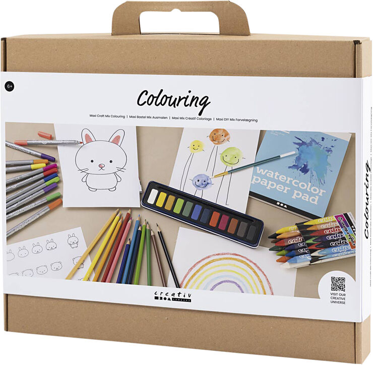 Creativ Company Maxi DIY Mix Farvelægning, Tegning