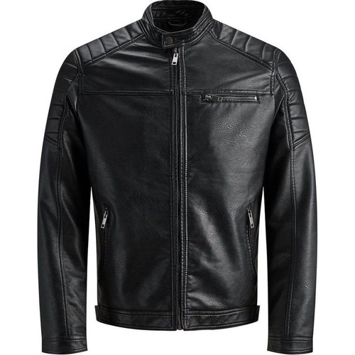 Jack & Jones - 12197682 ROCKY CHECK-BLACK Negro