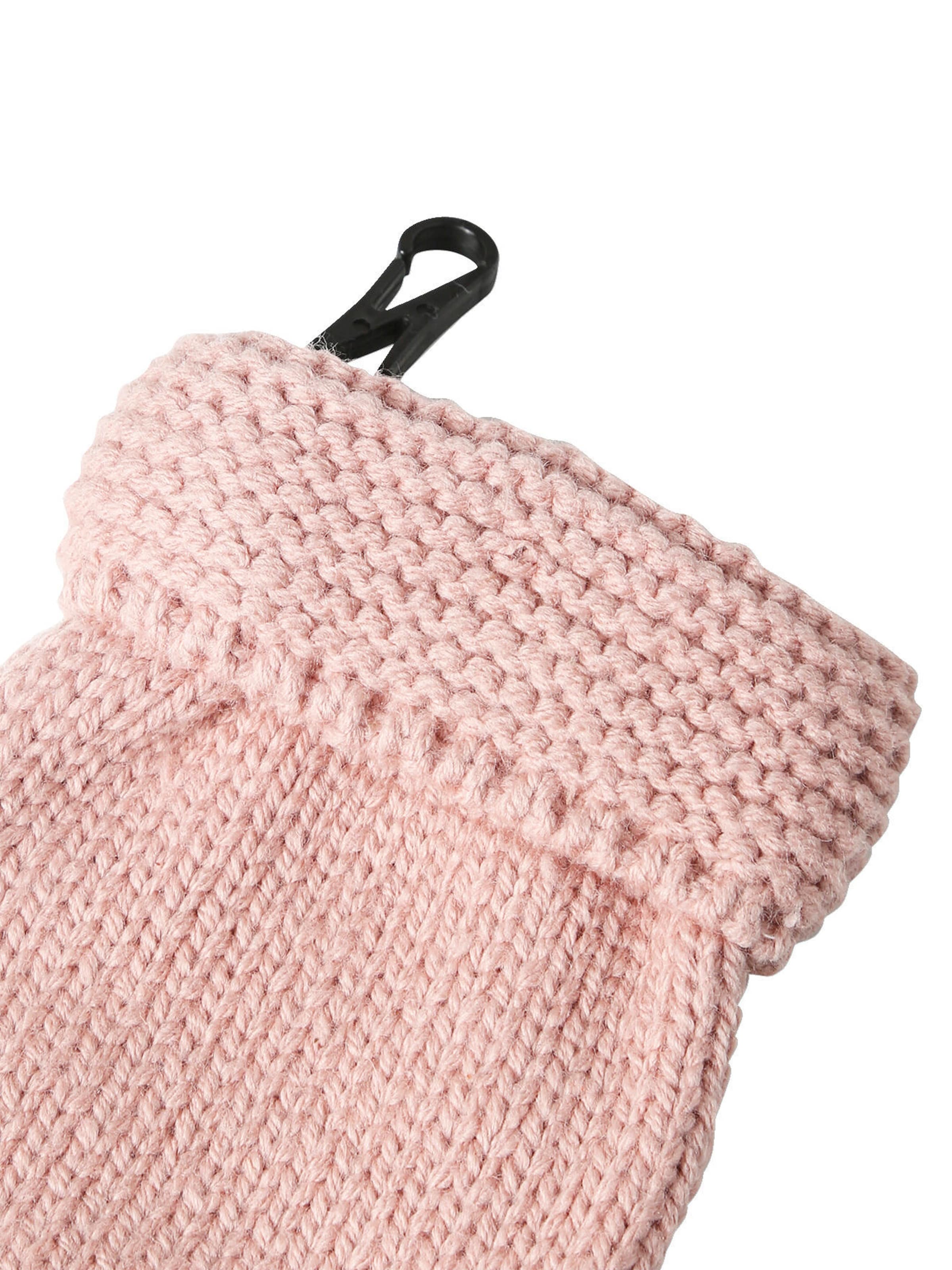 Vertbaudet Mädchen Baby-Set: Mütze, Rundschal & Fäustlinge BASICS pudrig rosa
