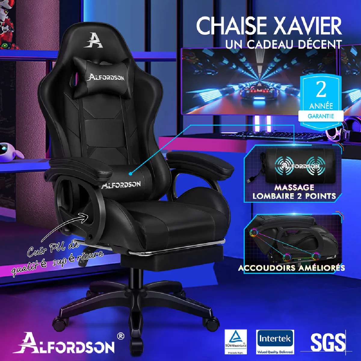 Alfordson Chaise Gaming