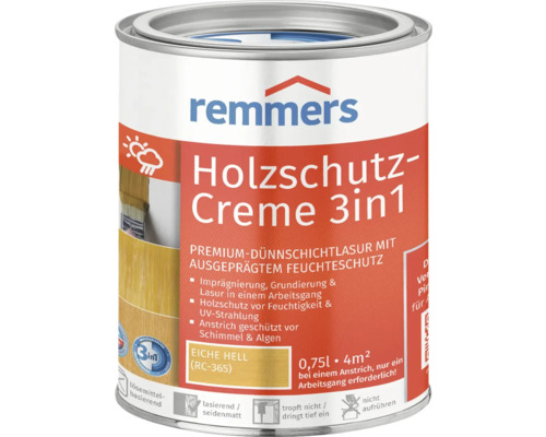 Remmers Houtbeschermingscrème Licht Eiken 750 ml