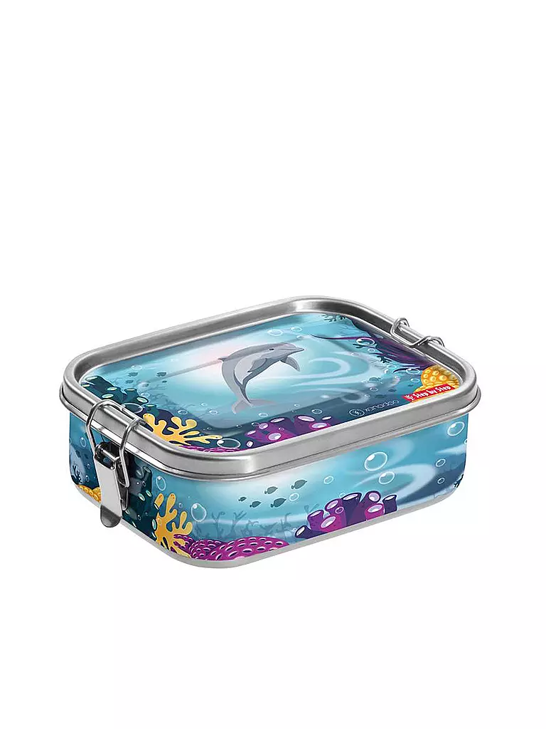 STEP BY STEP Edelstahl Lunchbox -  Dolphin Pippa  bunt