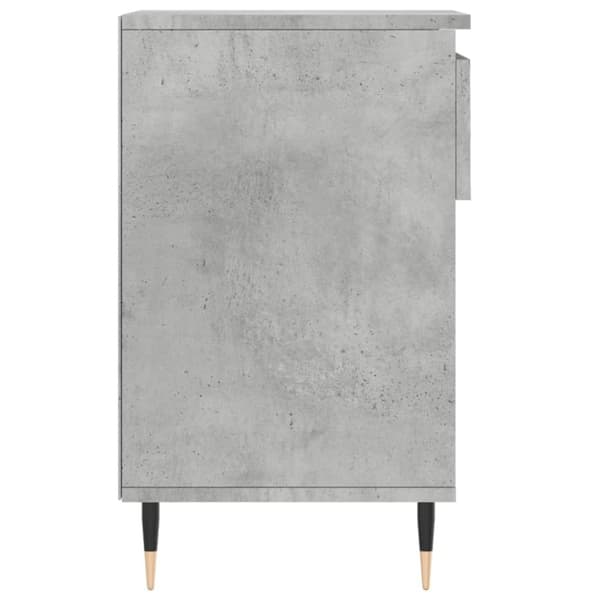 vidaXL Skoskap betonggrå 102x36x60 cm konstruert tre