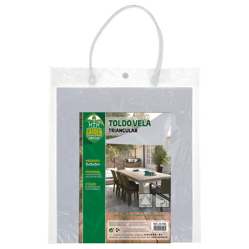 Jardim ativo triangular de poliéster Toldo