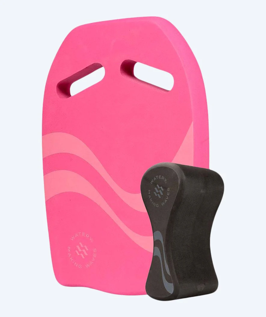 Watery bundle med pullbuoy og svømmeplade - Heat