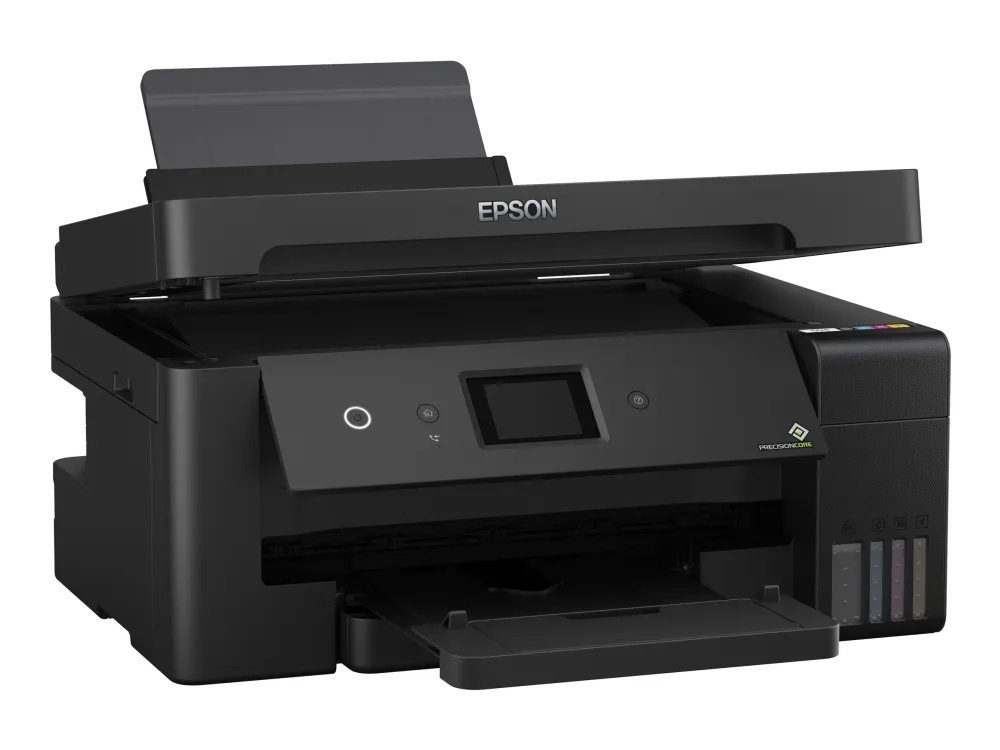 Epson EcoTank ET-15000 - Multifunktionsprinter - farve - blækprinter - A3/Ledger (297 x 432 mm) (original) - A3/Ledger (medie) - op til 11.5 spm (kopiering) - op til 17 spm (udskriver) - 270 ark - 33.6 Kbps - USB 2.0, LAN, Wi-Fi