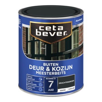 CetaBever Meesterbeits Deur & Kozijn zijdeglans dekkend grachtengroen 750 ml