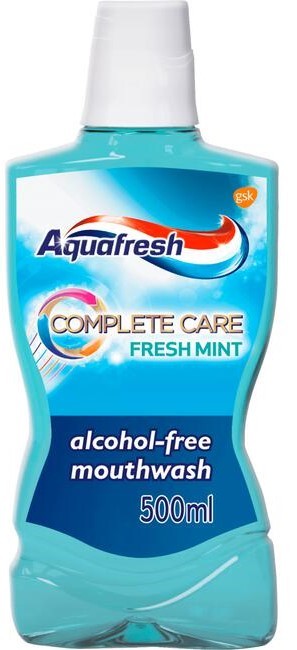 Aquafresh Complete Care Fresh Mint Mondwater Voor Frisse Adem 500 ML