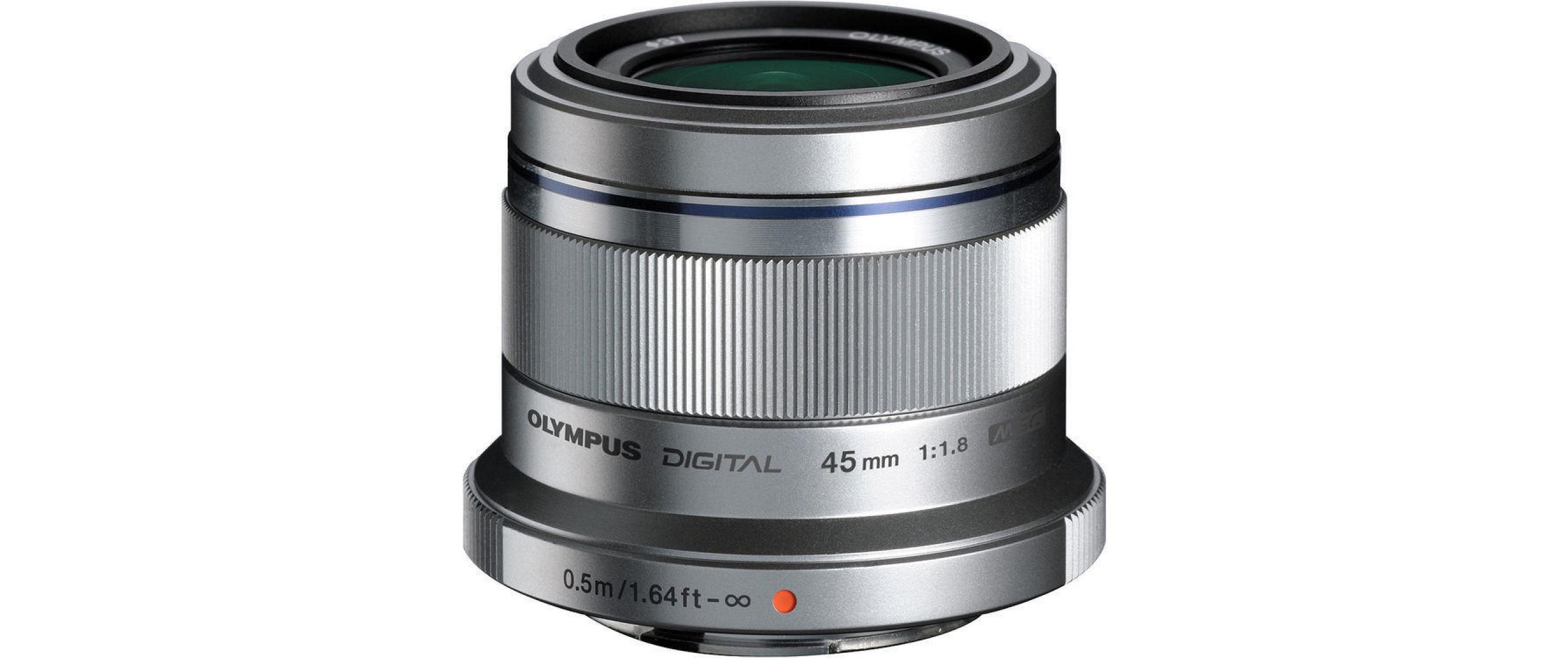 Festbrennweite M Zuiko Digital 45mm F/1.8 – MFT<br>Lichtstarkes Porträtobjektiv mit fester Brennweite