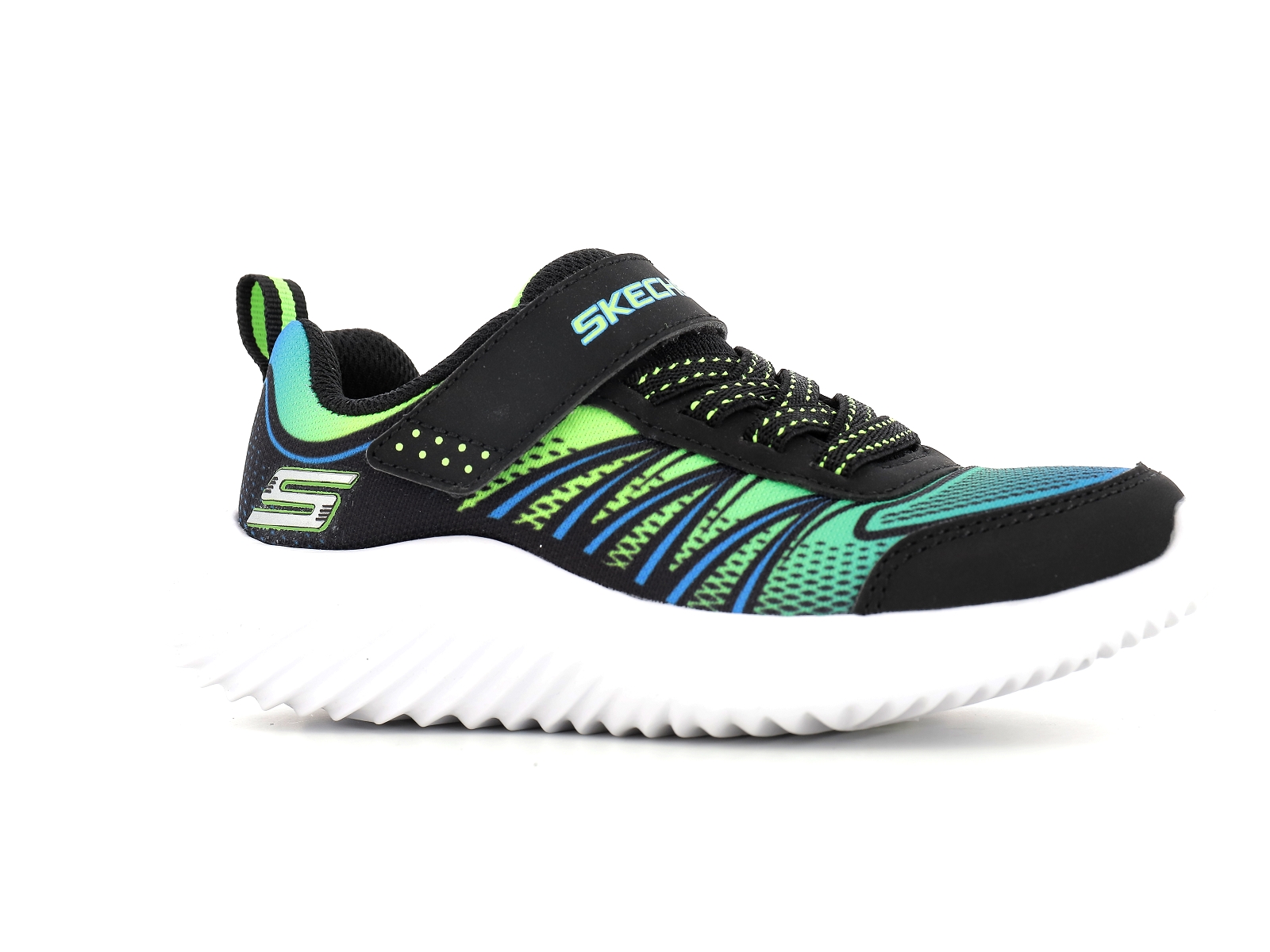 Skechers-BOUNDER ZATIC Matières combinées Multi Bleu